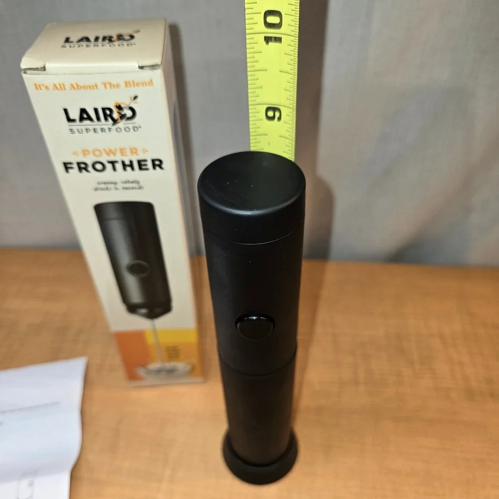 Laird Superfood Power Frother‎ Double Whisk Blender, 19,000 RPM Compact